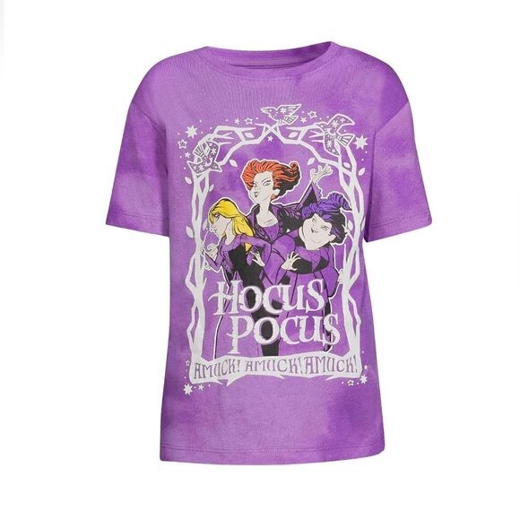 Nwt Hocus Pocus Halloween Graphic T-shirt, Size L 10-12 - Picture 1 of 4